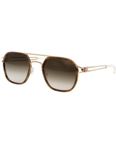 Mykita Eleganti occhiali da sole leeland per l'estate - Marrone