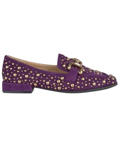 Alma En Pena. Loafers - Purple