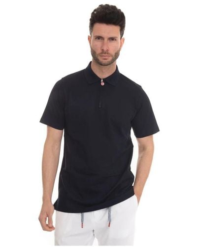 Kiton Polo Shirts - Black