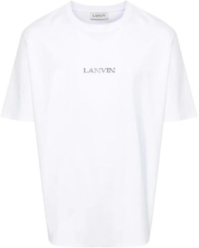 Lanvin Tops > t-shirts - Blanc