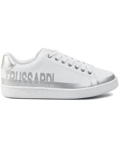 Trussardi Shoes > sneakers - Blanc