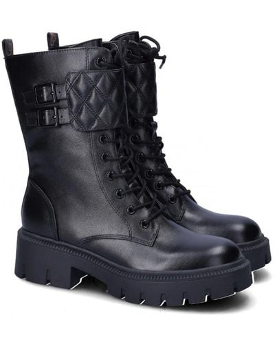 Guess Lace-Up Boots - Blue