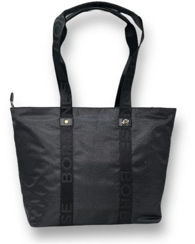 Borbonese Tote Bags - Black