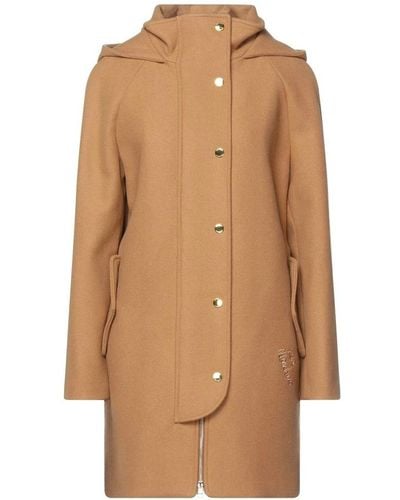Love Moschino Single-Breasted Coats - Brown