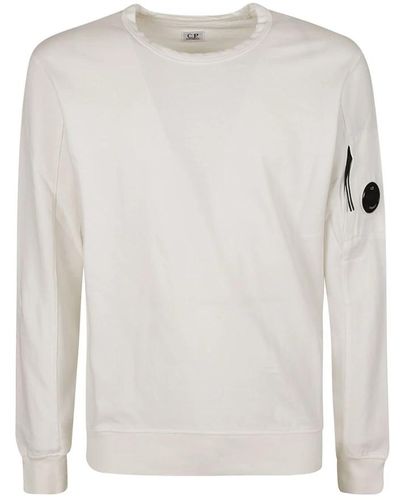 C.P. Company Gemütlicher fleece-sweatshirt,gemütlich fleece sweatshirt - Weiß