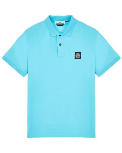 Stone Island Polo Shirts - Blue
