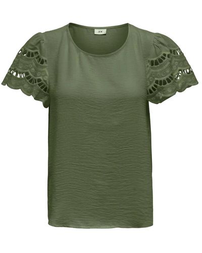 Jacqueline De Yong Tops > t-shirts - Vert