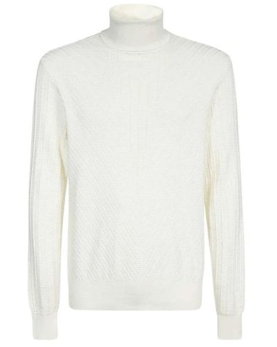 Armani Exchange Klassischer pullover,turtlenecks - Weiß