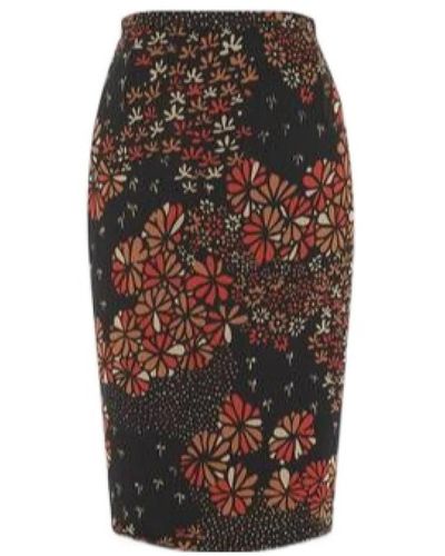 Saint Laurent Pencil Skirts - Brown