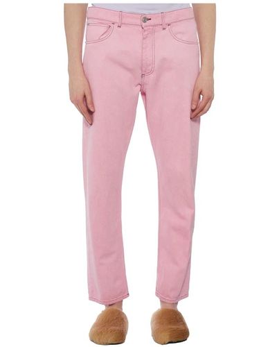 Marni Klassische denim jeans für männer - Pink