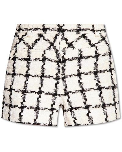 Diane von Furstenberg Gramercy tweed shorts - Neutro