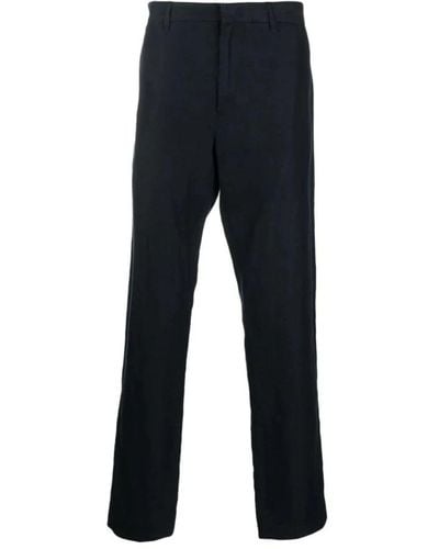 Vince Straight Trousers - Blue