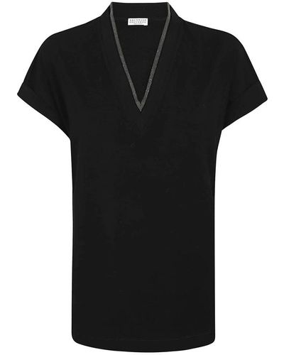 Brunello Cucinelli Blouses - Black