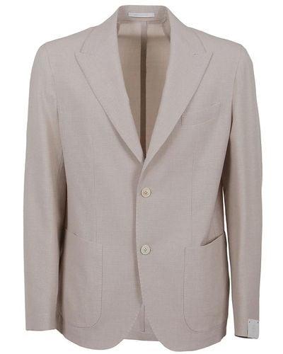 Eleventy Single breasted giacca blazer - Grigio