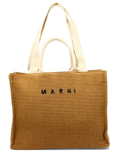 Marni Tote Bags - Natural