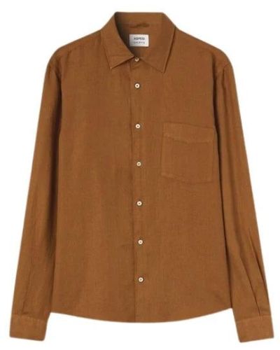 Aspesi Casual Shirts - Brown