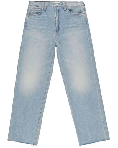 Mother Jeans > cropped jeans - Bleu
