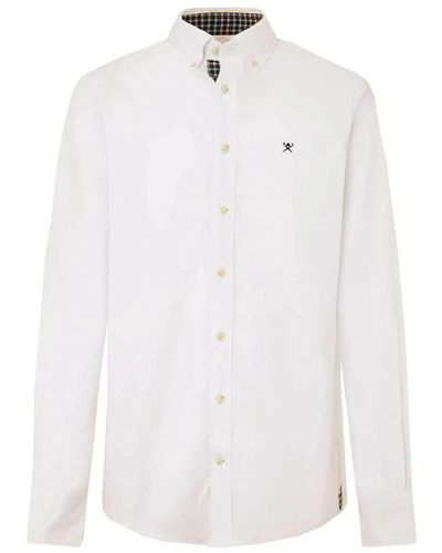 Hackett Shirts > formal shirts - Blanc