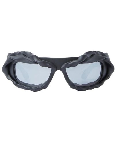 OTTOLINGER Verdrehte sonnenbrille mit spiegelgläsern - Blau