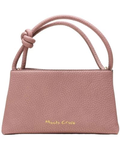 Manila Grace Knoten tasche - stilvoll und kompakt ila grace - Pink