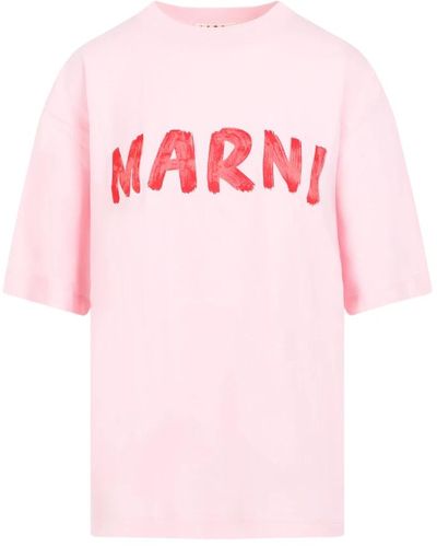Marni & lila baumwoll t-shirt - Pink