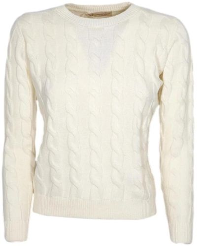 Cashmere Company Round-Neck Knitwear - Natural