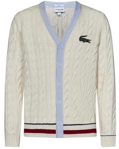 Lacoste Cardigans - Natural
