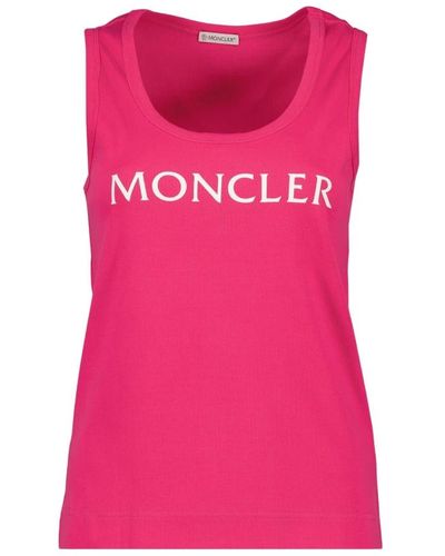 Moncler Logo tanktop - Pink