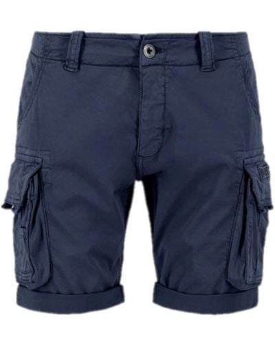 Alpha Industries Casual Shorts - Blue