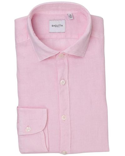 Bagutta Formal Shirts - Pink