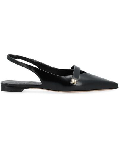 Max Mara Shoes > sandals > flat sandals - Noir