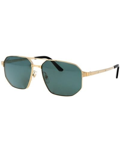 Cartier Stylische sonnenbrille ct0462s - Grün