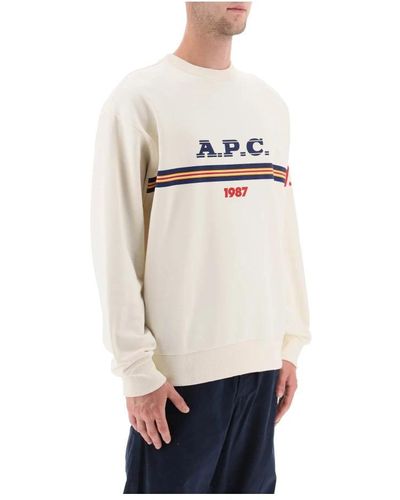 A.P.C. Sweatshirts - White