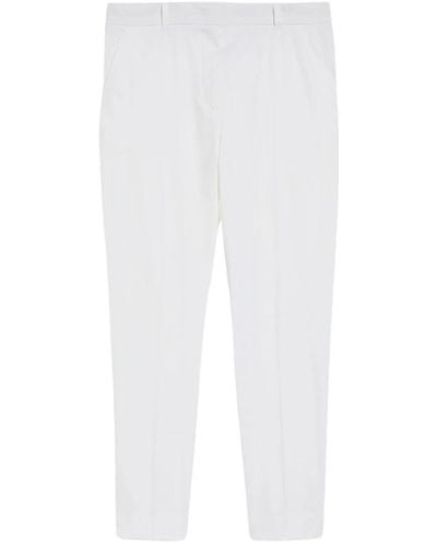 Max Mara Studio Slim-Fit Trousers - White