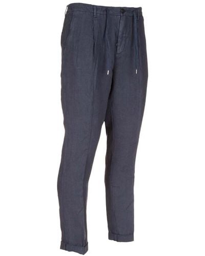 40weft Slim-fit Trousers - Blau