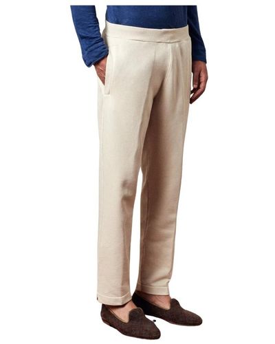 Massimo Alba Trousers > straight trousers - Bleu