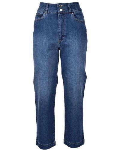 Love Moschino Jeans larges - Bleu