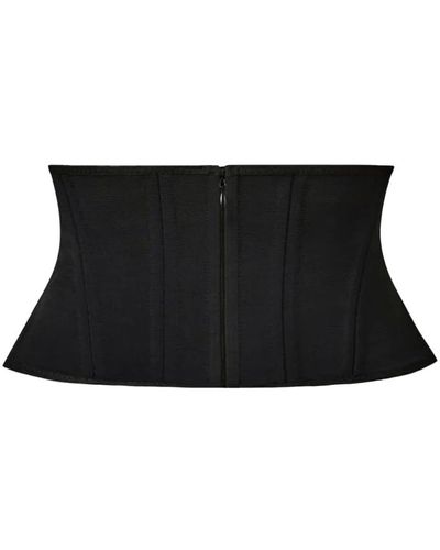 Alaïa Cinturón corset modelador - Negro