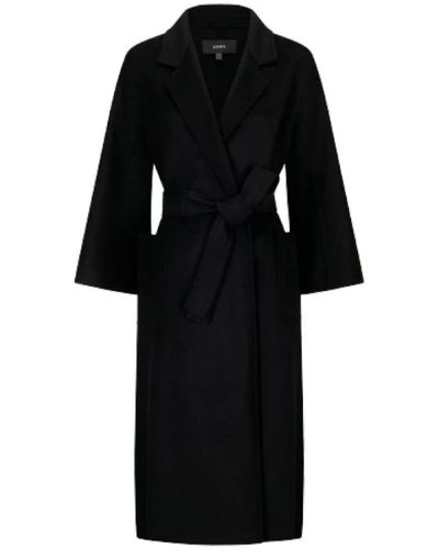 Arma Elegante abrigo de lana seguret - Negro