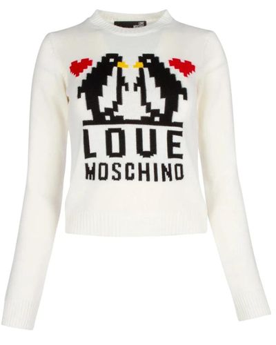 Love Moschino T-shirts à manches longues - Blanc