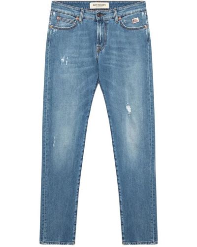 Roy Rogers Vintage slim fit denim jeans - Blau