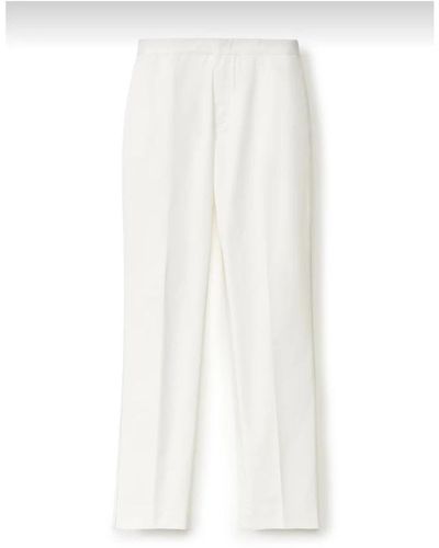 Fabiana Filippi Straight Trousers - White