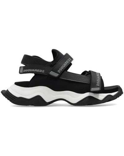 DSquared² Shoes > sandals > flat sandals - Noir