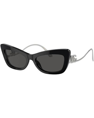 Dolce & Gabbana Mode sonnenbrille 4467b sole - Schwarz