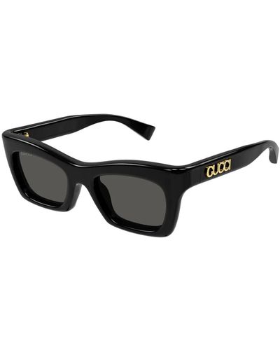 Gucci Stilvolle sonnenbrille für frauen - Schwarz
