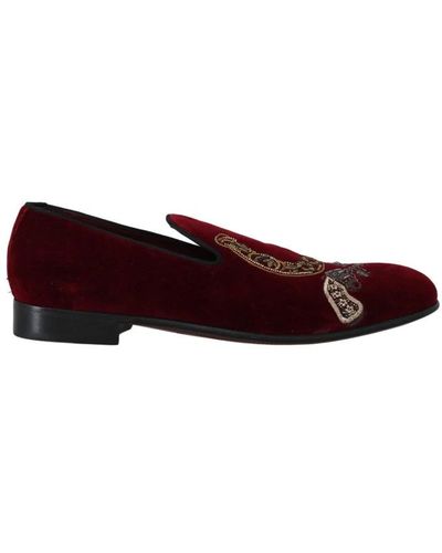 Dolce & Gabbana Loafers - Red