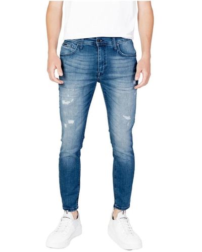 Antony Morato Jeans uomo blu con tasche frontali e posteriori
