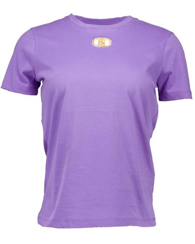 Elisabetta Franchi T-Shirts - Purple