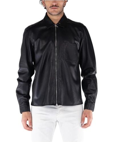 Covert Jackets > leather jackets - Noir