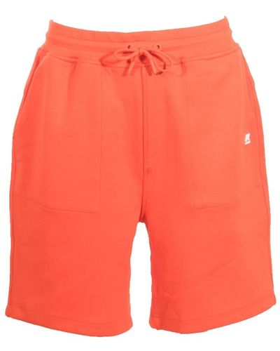 K-Way Casual Shorts - Orange